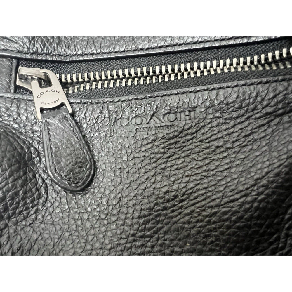 Coach West Pack‎ Bag In Refine Pebble Leather Black 2540 - Picture 2 of 6